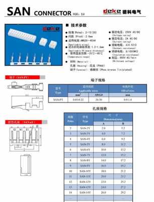 安德森连接器（安德森连接器标准参数表）