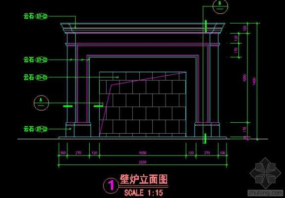 壁炉尺寸（壁炉尺寸设计图纸）