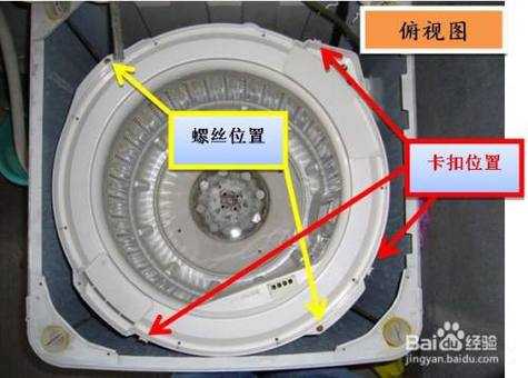 怎么拆洗衣机内桶（怎么拆洗衣机内桶盖）