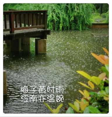 梅雨时（梅雨时节三月春猜一生肖）