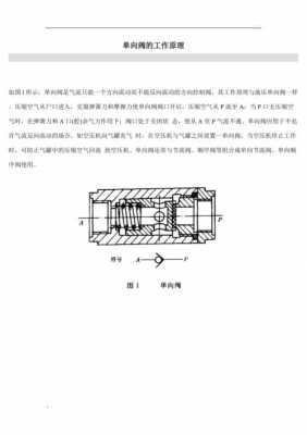 单向阀工作原理（单向阀工作原理视频）