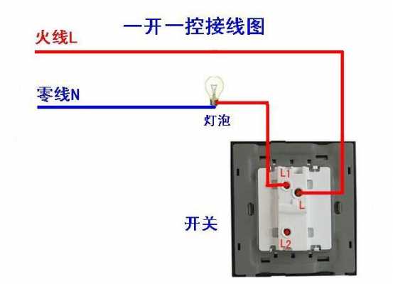 灯开关怎么接线（灯开关怎么接线单控）