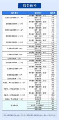 美的空调价格表（美的空调价格表大全家庭用）