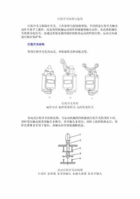 行程开关的组成（行程开关的组成包括哪些）