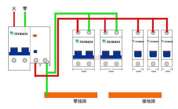空开怎么接线（家用空开怎么接线）