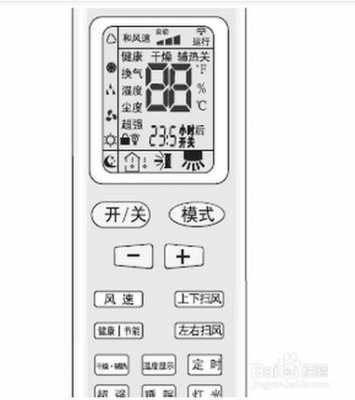 空调遥控器功能（空调遥控器功能标志图片）