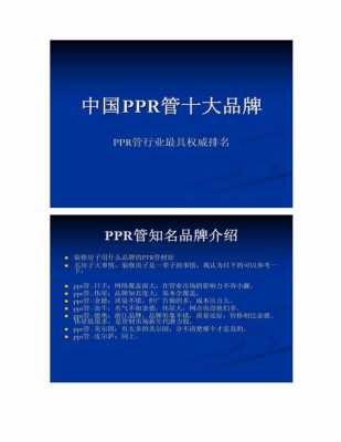 ppr管品牌（ppr管品牌排行榜）