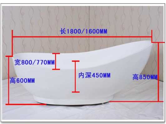 浴桶尺寸（酒店浴缸尺寸）