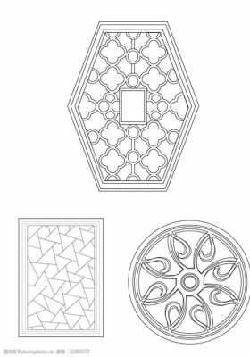 窗花格（窗花格图片简笔画）