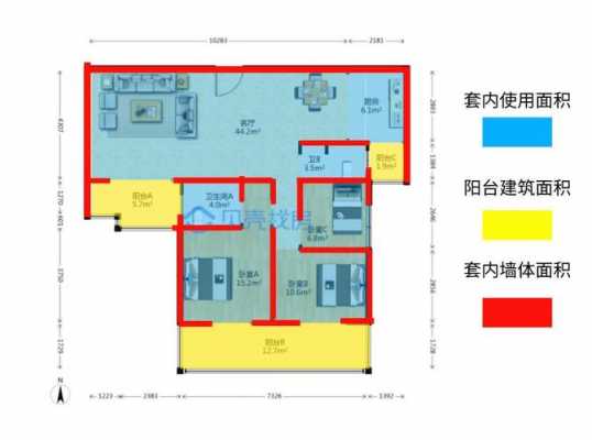 套内使用面积（套内使用面积和套内建筑面积的区别）