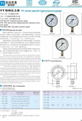 压力表规格及型号（压力表规格及型号怎么写）