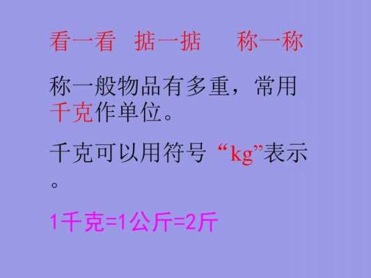 1公斤多少斤（1公斤多少斤等于多少克）