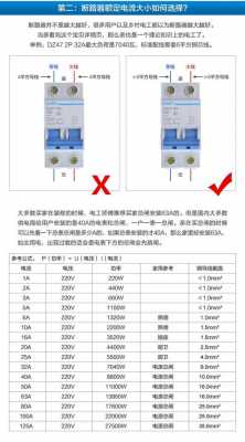 正泰空气开关（正泰空气开关规格型号参数）