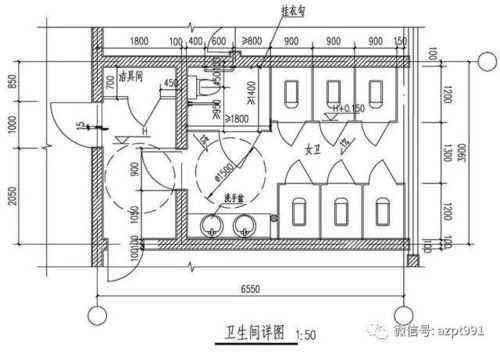 厕所尺寸（公共卫生间尺寸标准）