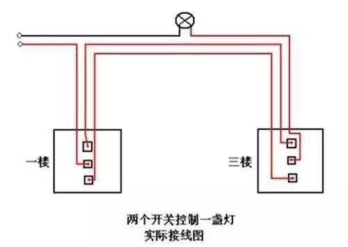 开关双控接线图（智能开关双控接线图）