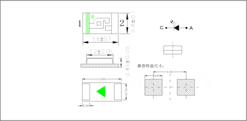 0603封装尺寸（0603封装尺寸高度）