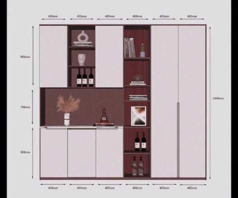 餐边柜尺寸（餐边柜尺寸标准尺寸图）