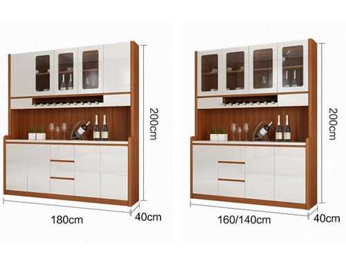 餐边柜尺寸（餐边柜尺寸标准尺寸图）