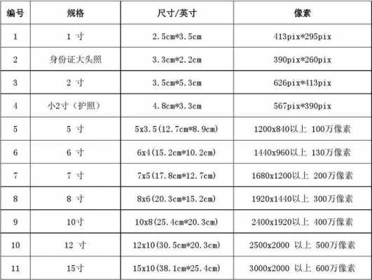 12寸照片尺寸（12寸照片尺寸对照表）