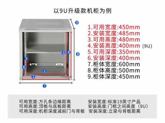 9u机柜尺寸（9u机柜尺寸多大）