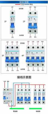 空气开关怎么接线（四相空气开关怎么接线）