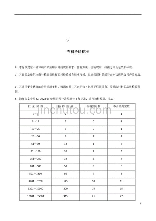 面料检测国家标准（面料检测国家标准等级抗起毛病的标准）