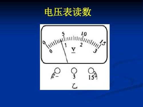 电压表怎么读数（电压表怎么读数015伏）