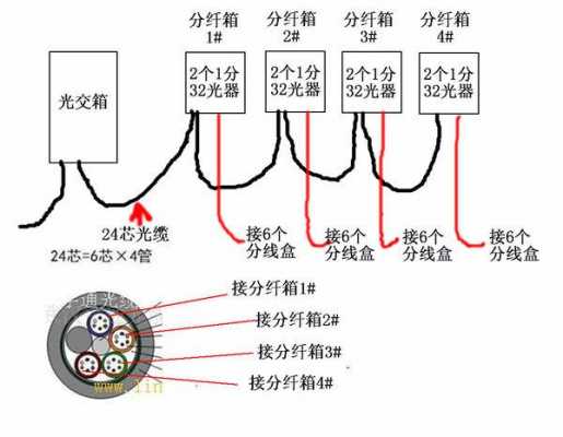 光纤线序（光纤线序24芯）