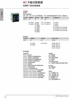 框架断路器（框架断路器型号参数怎么看）