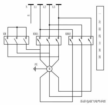 双速风机接线图（双速风机接线图手自动原理图）