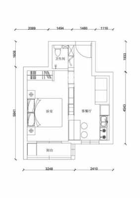 单身公寓户型图（单身公寓户型图）