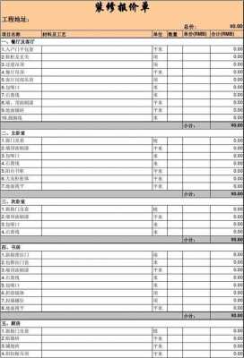 室内装饰装修报价（室内装饰装修报价函模板）