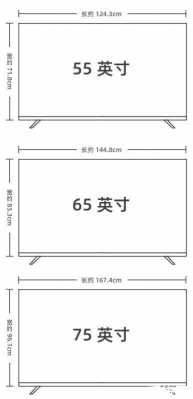 55寸电视机尺寸（55寸电视机尺寸高宽多少厘米）