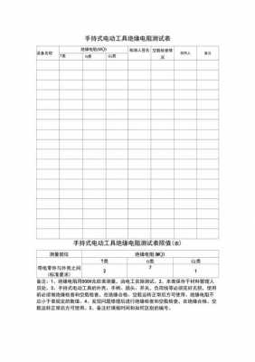 手持电动工具（手持电动工具绝缘电阻测试方法）