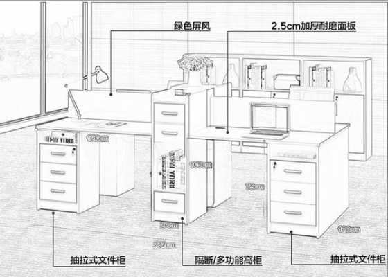 办公桌尺寸（办公桌尺寸一般是多少）