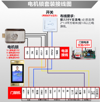 电锁（电锁接线图）