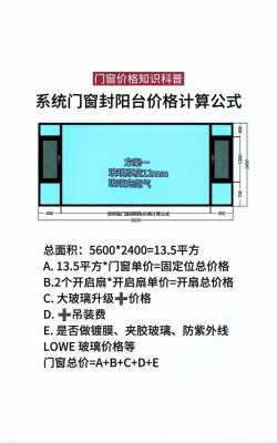 断桥门窗报价（断桥门窗报价表样板）