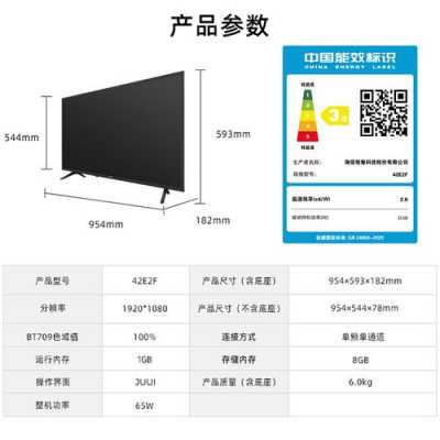42寸电视（42寸电视机多少瓦）