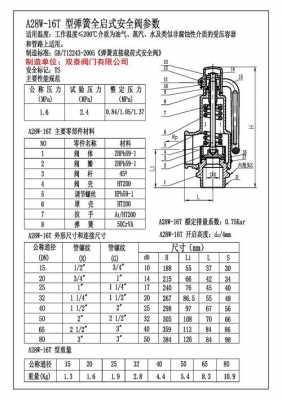 安全阀型号（安全阀型号含义）