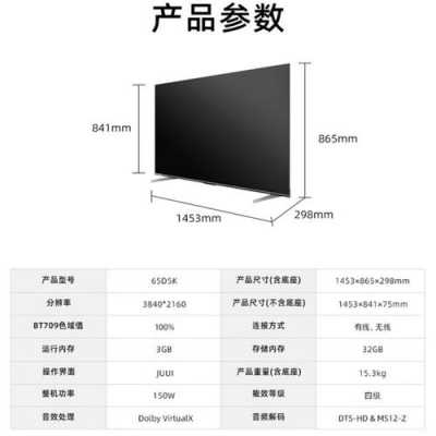 65寸电视大小（65寸电视大小都是一样的吗）